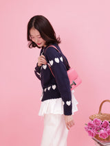 Heart Me Cardigan - MAISON MARBLE
