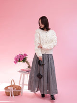 Heart Pon Pon Cardigan - MAISON MARBLE