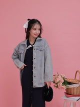 Kira Kira Denim Jk - MAISON MARBLE