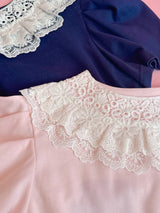 Lace Collar Tops Lina - MAISON MARBLE
