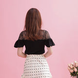 Lace Frill Tops - MAISON MARBLE