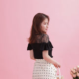 Lace Frill Tops - MAISON MARBLE