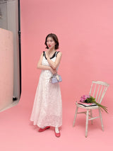 Lace Sheer Dress - MAISON MARBLE