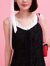 Lace Sheer Dress - MAISON MARBLE