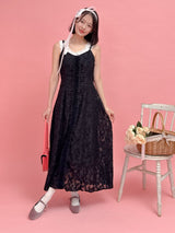 Lace Sheer Dress - MAISON MARBLE