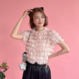 Lacy Angel Blouse - MAISON MARBLE