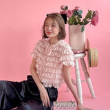 Lacy Angel Blouse - MAISON MARBLE