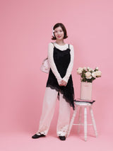 Lacy Asymmetry Cami Set - MAISON MARBLE