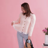 Lacy Flair Cardigan - MAISON MARBLE