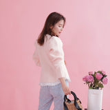 Lacy Flair Cardigan - MAISON MARBLE
