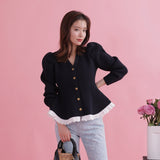Lacy Flair Cardigan - MAISON MARBLE