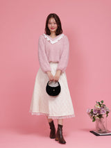 Lacy Quilting Skirt - MAISON MARBLE