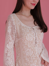 Lacy Rose Dress - MAISON MARBLE