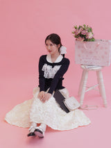 Lacy Round Collar Knit - MAISON MARBLE