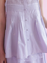 Lavender Ribbon Set Tops - MAISON MARBLE