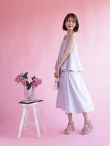 Lavender Ribbon Set Tops - MAISON MARBLE
