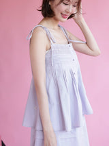 Lavender Ribbon Set Tops - MAISON MARBLE