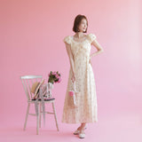 Lemon Cream Dress - MAISON MARBLE