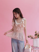 Lena Lace Blouse - MAISON MARBLE