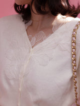 Lilian Lace Knit - MAISON MARBLE