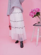 Lily Tiered Skirt - MAISON MARBLE