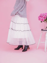 Lily Tiered Skirt - MAISON MARBLE