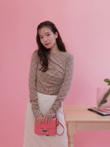 Marshmallow Check Tops - MAISON MARBLE