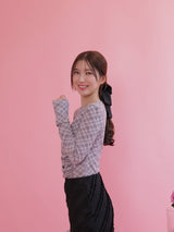 Marshmallow Check Tops - MAISON MARBLE