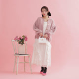 Melty Mohair Cardigan - MAISON MARBLE