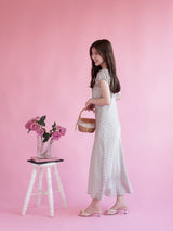 Mermaid Check Dress - MAISON MARBLE