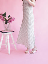 Mermaid Check Dress - MAISON MARBLE