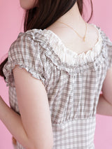 Mermaid Check Dress - MAISON MARBLE