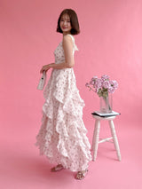Mini Rose Frill Dress - MAISON MARBLE