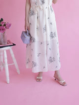 Monotone Embroidery Dress - MAISON MARBLE