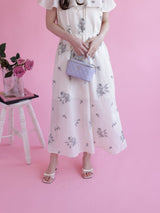 Monotone Embroidery Dress - MAISON MARBLE