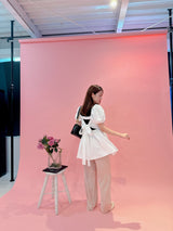 【再販】Olivia Puff Blouse White - MAISON MARBLE