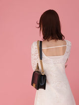 Open Back Lace Dress - MAISON MARBLE