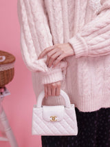 Over Sized Flower Knit - MAISON MARBLE