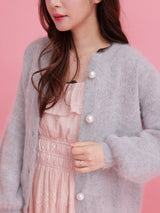 Perle Mohair Cardigan - MAISON MARBLE
