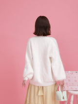 Perle Mohair Cardigan - MAISON MARBLE