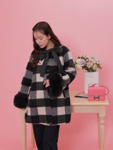 【PRE ORDER】Dolly Check Coat - MAISON MARBLE