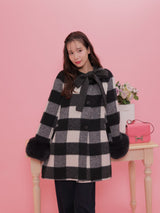 【PRE ORDER】Dolly Check Coat - MAISON MARBLE