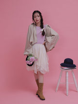 【PRE ORDER】Lacy Balloon Jumper - MAISON MARBLE
