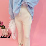 【PRE ORDER】Mini Lace Knit Pants - MAISON MARBLE