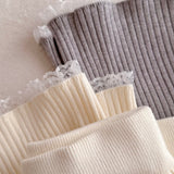 【PRE ORDER】Mini Lace Knit Pants - MAISON MARBLE