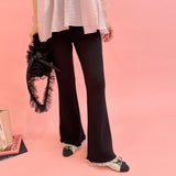 【PRE ORDER】Mini Lace Knit Pants - MAISON MARBLE