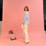【PRE ORDER】Mini Lace Knit Pants - MAISON MARBLE