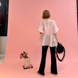 【PRE ORDER】Mini Lace Knit Pants - MAISON MARBLE