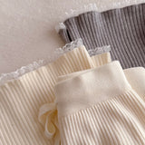 【PRE ORDER】Mini Lace Knit Pants - MAISON MARBLE