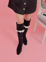 【PRE ORDER】Monet Lace Boots - MAISON MARBLE